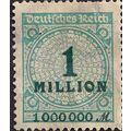 GERMANY, EMPIRE, Inflation, blue 1923, 1000000M...