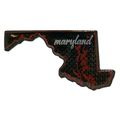 Maryland Foil Design Fridge Magnet