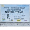 2010 ticket Leeds Rhinos, Disko's Testimonial M...