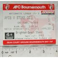 1999 ticket AFC Bournemouth v. Stoke City