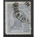 ARGENTINA REP 1935 PORTRAITS 15c GREY MARTIN GU...