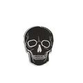 Skull Iron On Badge Embroidered Patch Patches S...
