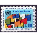 United Nations Geneva 10 MNH Abstract Flags ZAY...