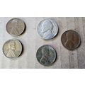 Lot of 4 Wheat Pennies 1940-50's Plain & One 19...