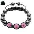 Brand New Idolise Ladies' 3 Pink Crystal Hemati...