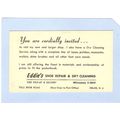 NJ Delair Advertising Postal Card For Eddies Sh...