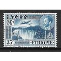 ETHIOPIA 1947 AIR 35c BLUE TE HIS ISAT FALLS BL...