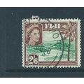 fiji stamps sg292a sg 292a 2/6d used 1954 cds