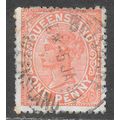 QUEENSLAND 1887 AUSTRALIA STATE QV ONE PENNY