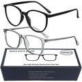 2 Pack Unisex Blue Light Blocking Glasses-PC/Ga...
