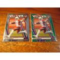 2021, Panini Mosaic, 2-Cards, Green, Silver, KY...