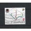 Singapore.SG572 10c Route Map.Fine Used.Jul25