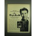 1950 Aqua Velva After Shave Ad - Burgess Meredith