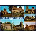USED NIGH MULTIVIEW POSTCARD ISLE OF WIGHT CHUR...