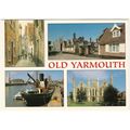 Postcard Old Yarmouth, Norfolk multiview. The "...