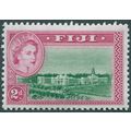 Fiji 1954 2d green & magenta SG 283 unused