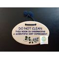 MOUNTAINE MEADOWS SMALL OVAL PLAQUE DO NOT CLEA...