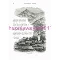 Village of Fluelen, Switzerland, Book Illustrat...