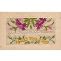 WW1 SWALK Sealed With A Kiss Silk Antique War P...
