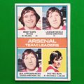 Topps Football Red Backs 1977 Arsenal