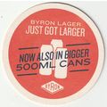 BEER MAT - CAMDEN TOWN BREWERY - BYRON LAGER - ...