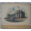 Vintage: coloured engraving - Parliament House,...