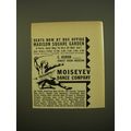 1961 Moiseyev Dance Company Ad - Seats now at B...