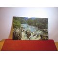 FALLS OF NEVIS, GLEN NEVIS, SCOTLAND used vintage postcard 1973 pm =