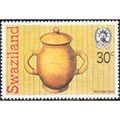 Swaziland QEII 1978 Handicrafts 30c Wooden Pot ...