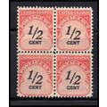 J88 1/2c Postage Due Fine MNH Blk/4 O7045