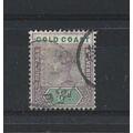 GoldCoast.SG26 1/2d Dull Mauve and Green.Fine U...