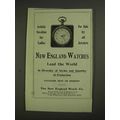 1903 The New England Watch Co. Ad - Artistic No...