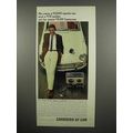 1965 Lee Leesures Slacks Ad - He Owns $2300 Sports Car