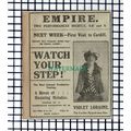C7235) Empire Theatre Cardiff Violet Loraine - ...