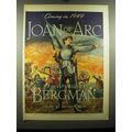 1948 Joan of Arc Movie Ad - Coming in 1949 Joan of Arc starring Ingrid Bergman