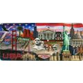 America's Famous Landmarks 3D Fridge Magnet