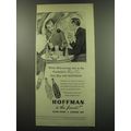 1949 Hoffman Club Soda and Ginger Ale Ad - Vanderbilt's Purple Tree