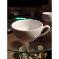 Large La Cafetiere Cup Plain White