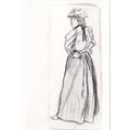 Phil May A Coster Girl Real Photo Postcard unus...