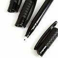 3x LUXURY WRITING PENS Smooth Black Ink Neat Ha...