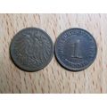 1914a 1 Pfennig Germany Empire Coin
