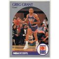1990-91 Hoops Greg Grant RC basketball card #23...