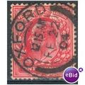GB stamps 1902-10 KEV11 - 1d SG219 Oxford 16