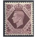 1947 SG474a 11d Plum Fine Mounted Mint. .
