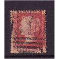 GREAT BRITAIN 1858-79 QV SG44 1d RED BROWN PLAT...