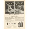 seagrams distillers 1934 crown whiskies america...
