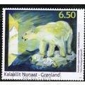 2010 Greenland Sc# 560 used - Art / bear 6.50kr