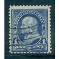 Used 264 1c Benjamin Franklin Average Plus M02907