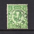 George V - 1912 - ½d Yellow-Green (sg340) Used