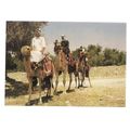 TRAVELLERS ON THEIR CAMELS, ISRAEL . unused pos...